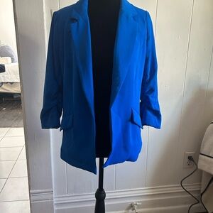 Skies Are Blue Vibrant Blue Blazer